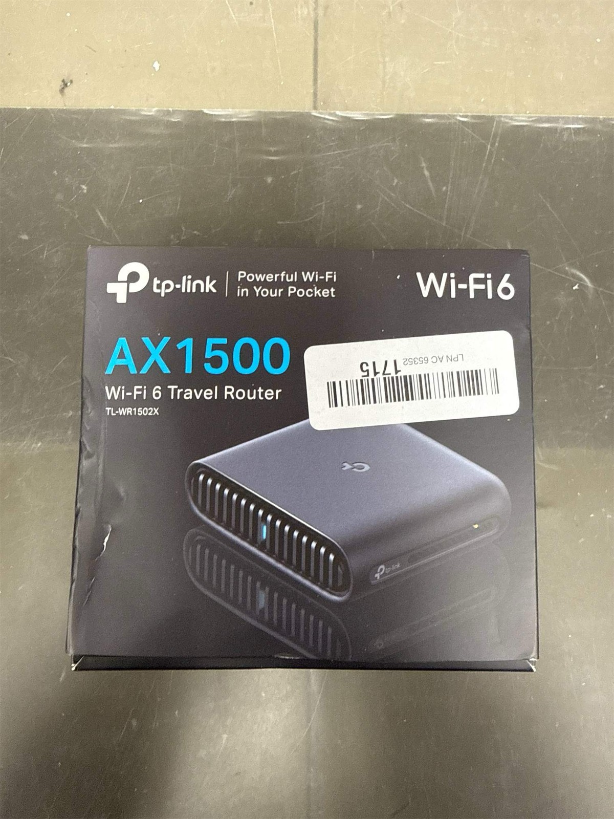 TP-Link Dual-Band Wi-Fi 6 AX3000 Travel Router TL-WR3002X | Multi-Gig Portable |