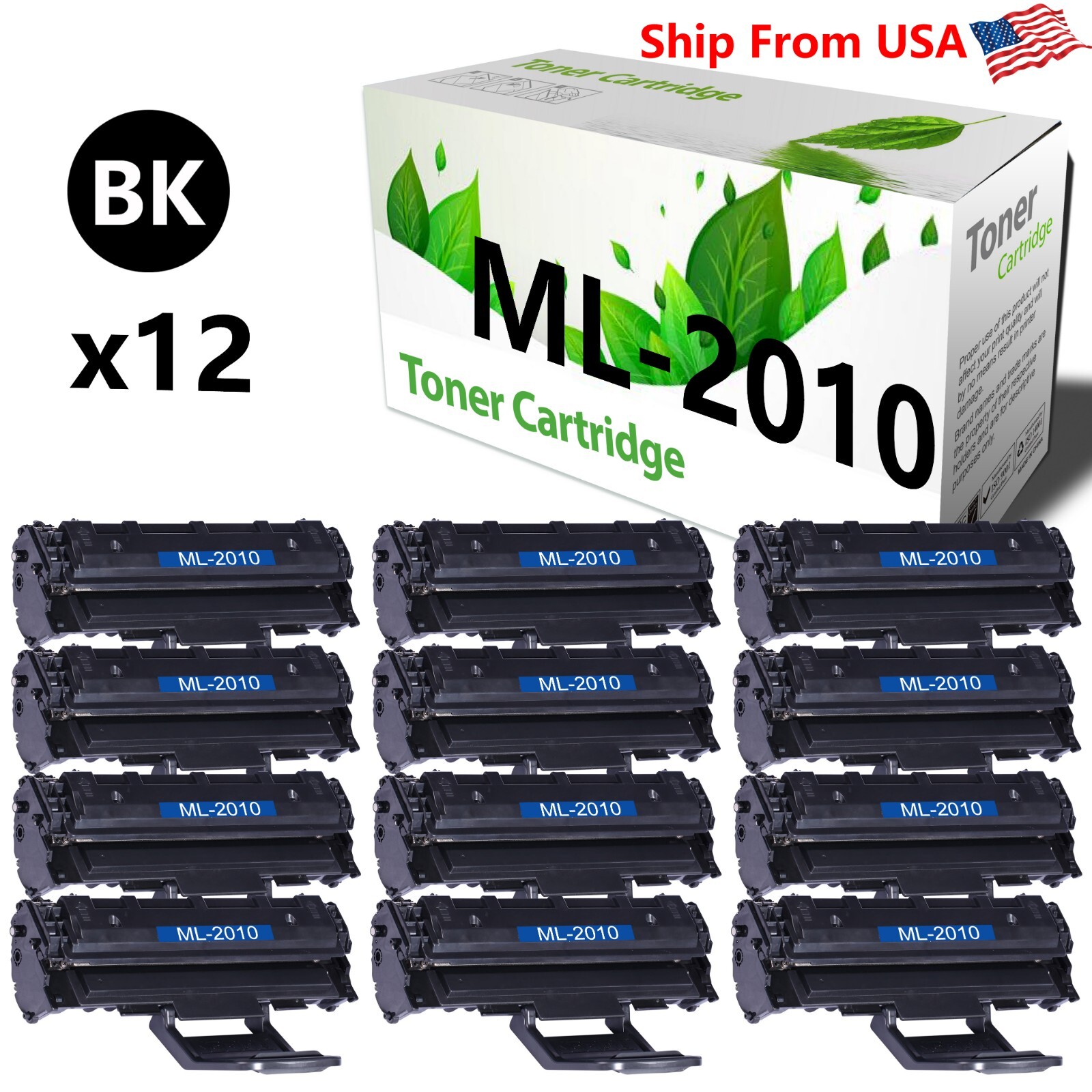 12PK ML-2010 Toner Cartridge for ML 2010R Printer