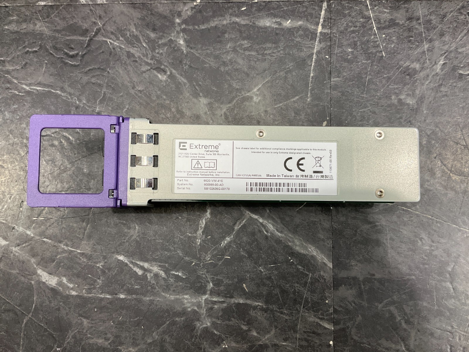 Extreme Networks Versatile Interface Module 5520 5520-VIM-4YE ✅❤️️✅❤️️ NEW