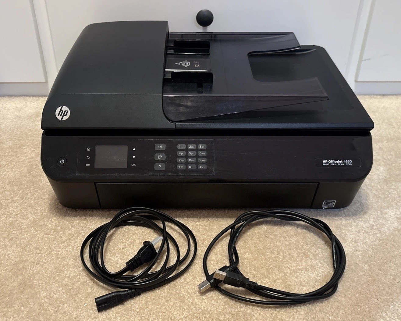 HP OfficeJet 4630 All-In-One Printer Scan Copy Fax WiFi Tested