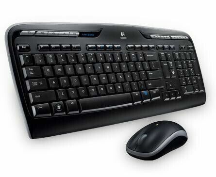 Logitech Wireless Desktop MK320 Cordless Keyboard & Mouse 920-002836
