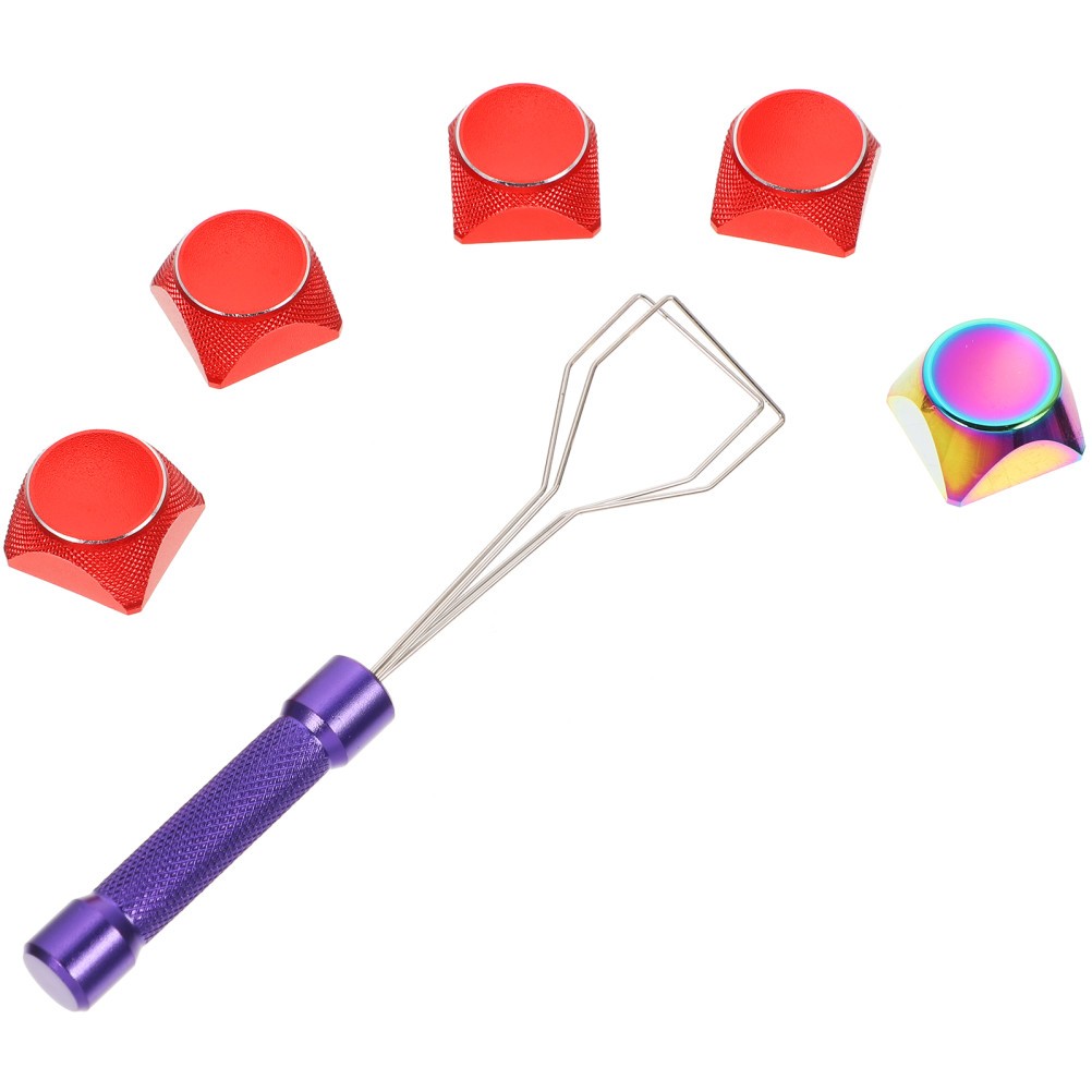 Colorful Aluminum Metal Keycap Set for Mechanical Keyboard Replacement