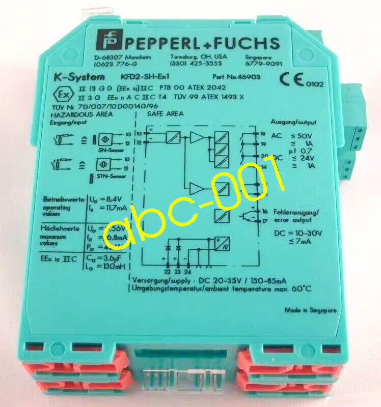 1pcs PEPPERL+FUCHS Safety Barrier KFD2-SH-EX1