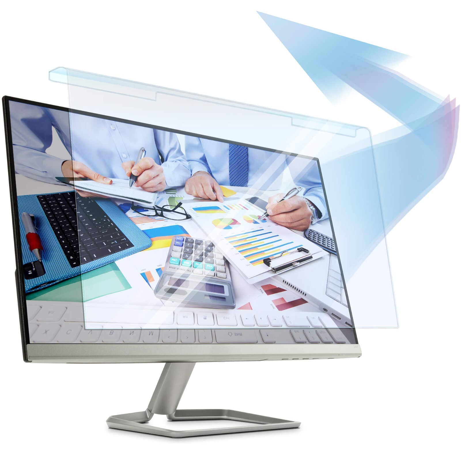 Premium Anti Blue Light Screen Filter for 24 Inches Computer Monitor, Screen Fil