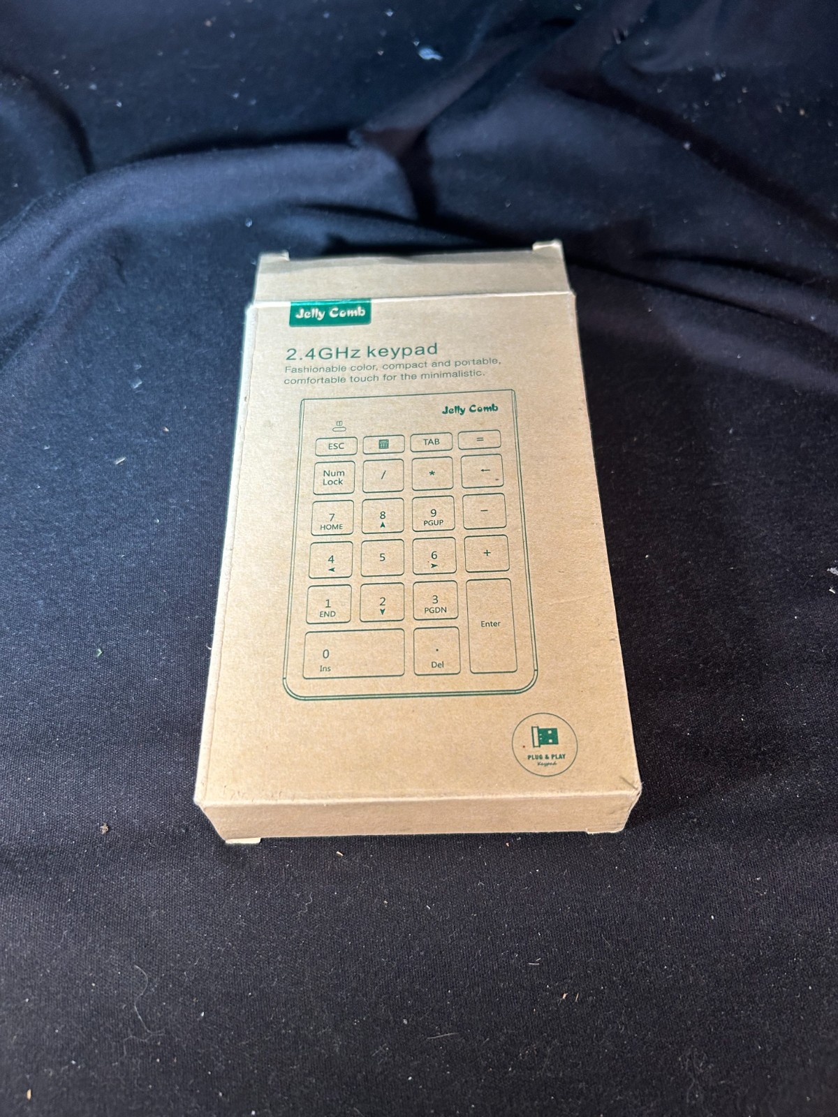 Jelly Comb RF 2.4GHz Wireless Numeric 22 Keys Keypad Plug & Play USB Compliant