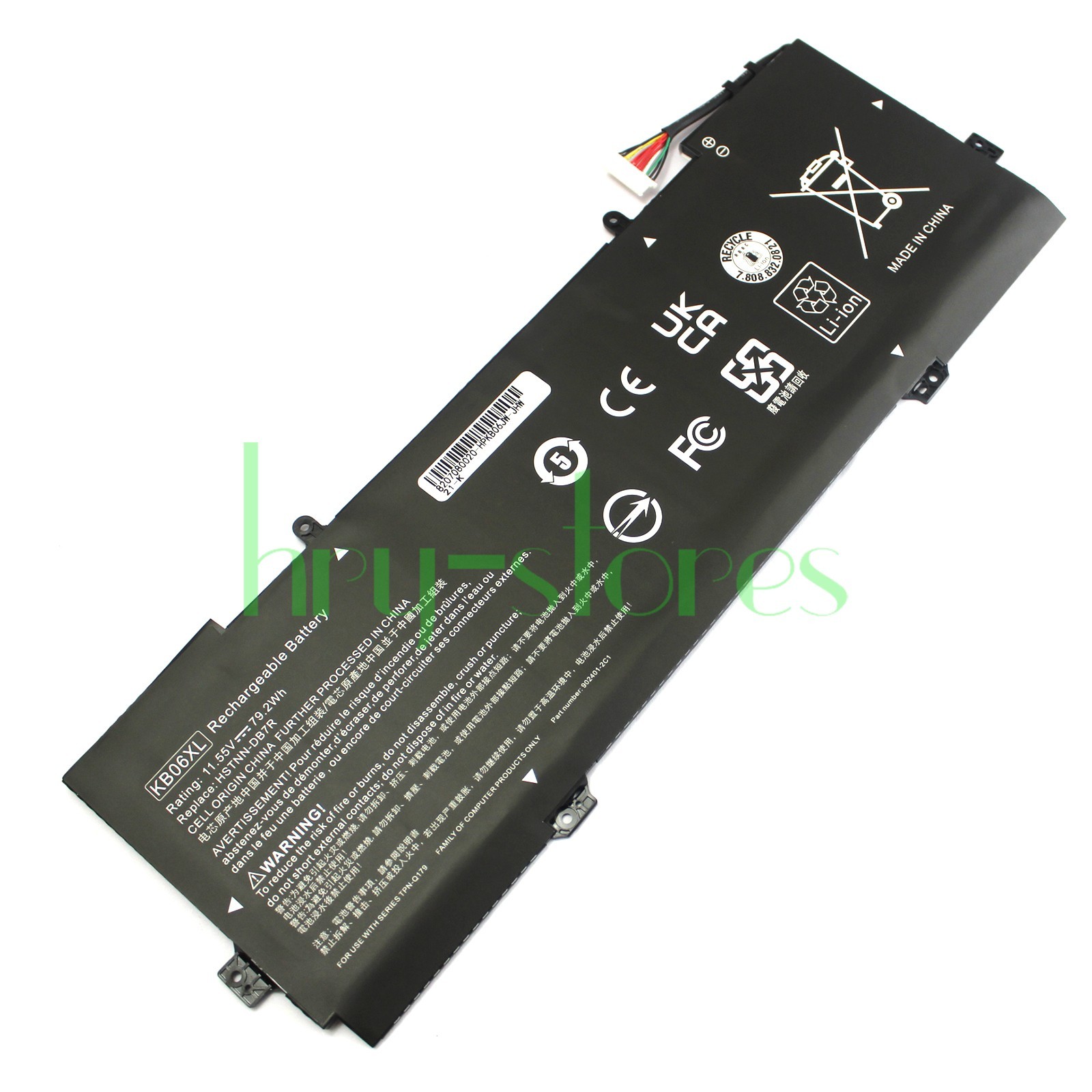 KB06XL Battery for HP Spectre X360 15-BL Series HSTNN-DB7R 902499-855 902499-856
