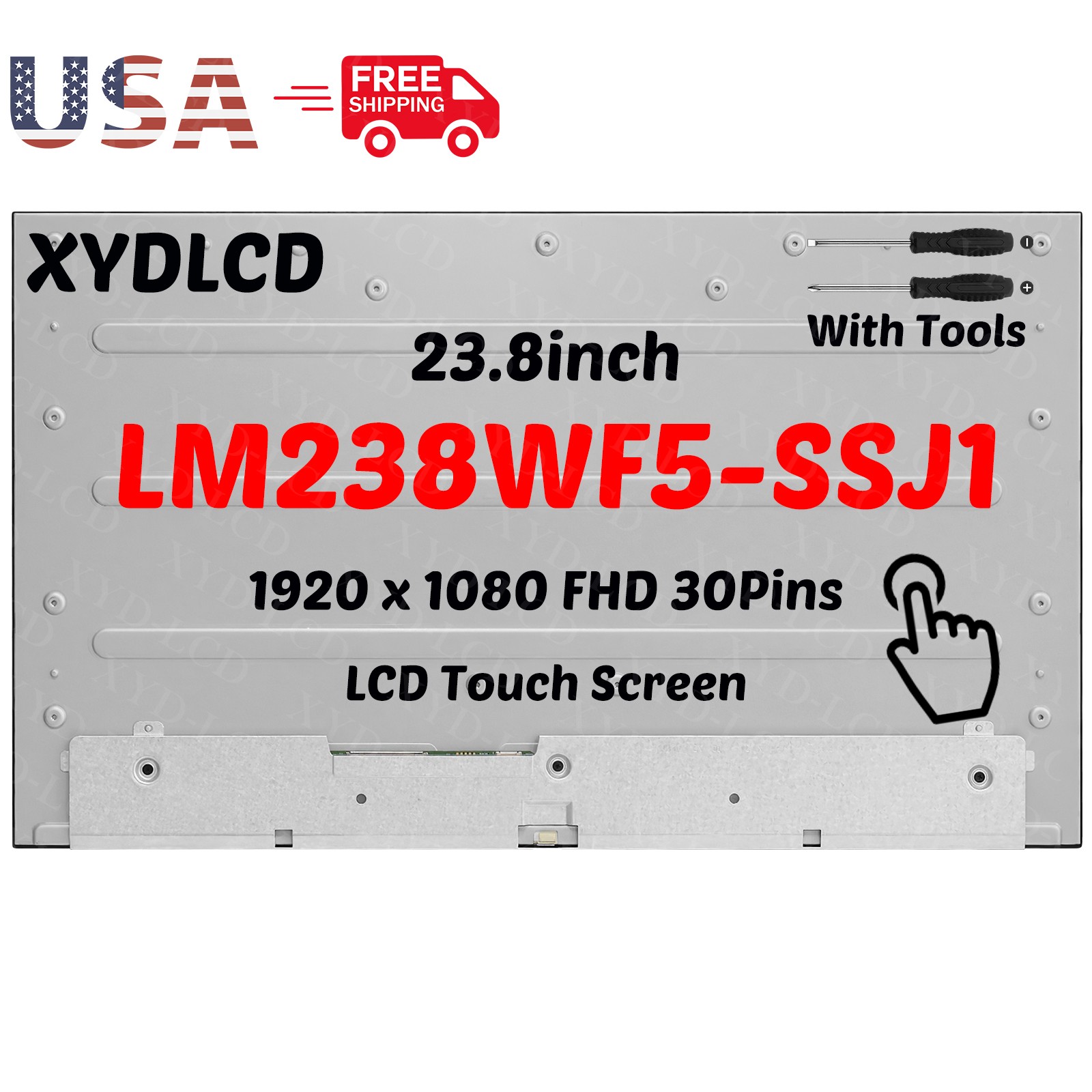 23.8in LM238WF5(SS)(J1) LM238WF5-SSJ1 IPS In-Cell Touch LCD Screen Replacement