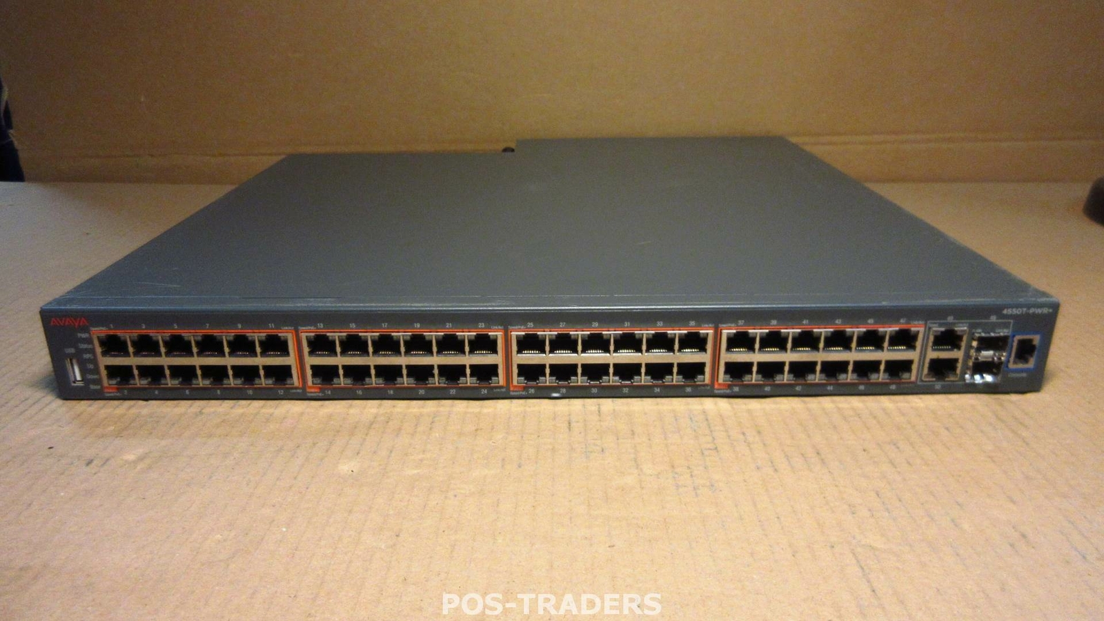 Avaya ERS 4550T-PWR+ 48-Port GIGABIT Layer 3 Switch AL4500A22-E6 -BENT SFP PORTS