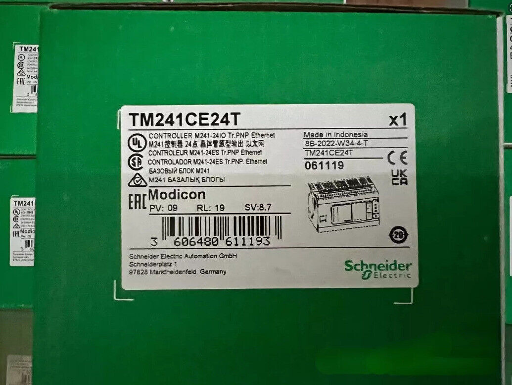 1PC New Schneider TM241CE24T PLC Controller fedex or DHL
