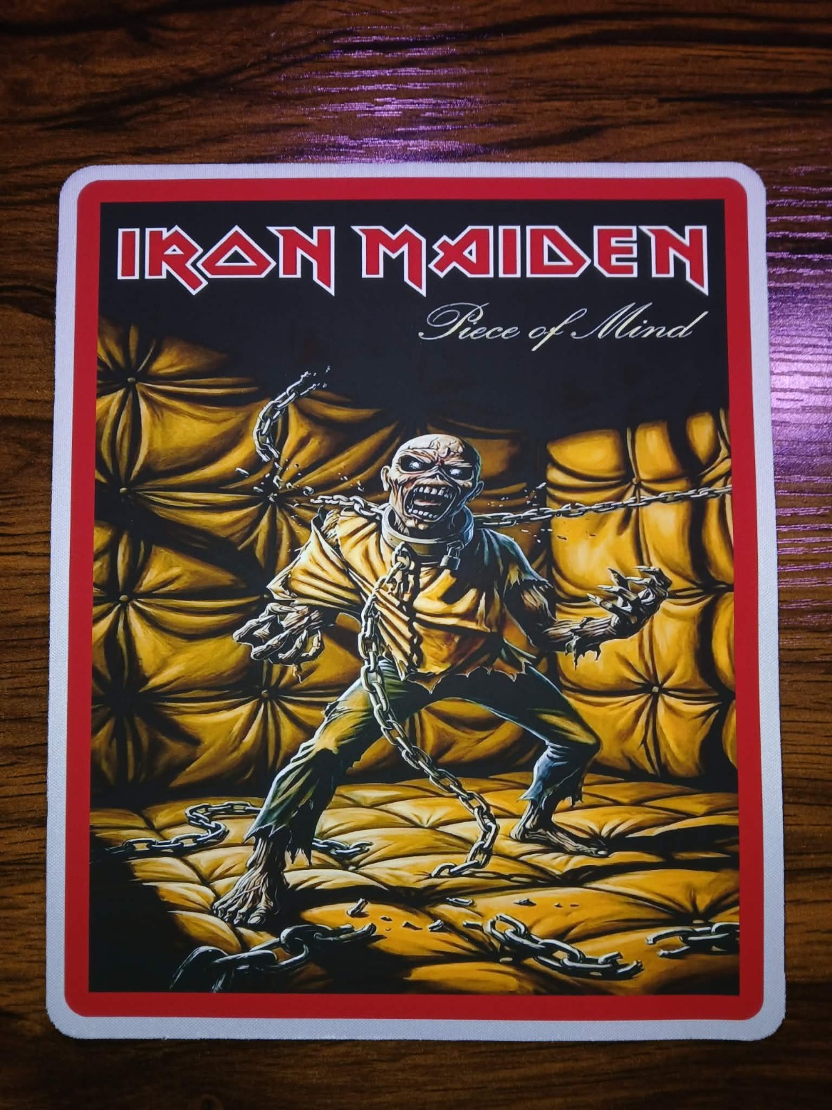 Eddie Iron Maiden Peace Of Mind Mouse Pad Mat Computer Desk Accessory 