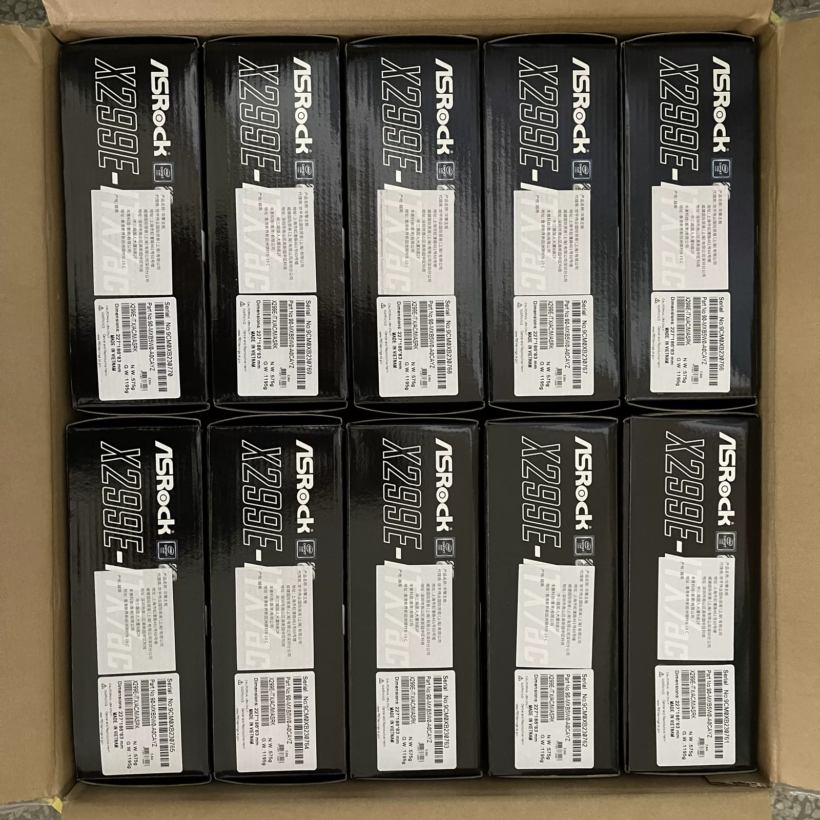 Asrock X299E-ITX/ac Supports LGA 2066 Intel Core X-Series (79xx, 78xx Series)