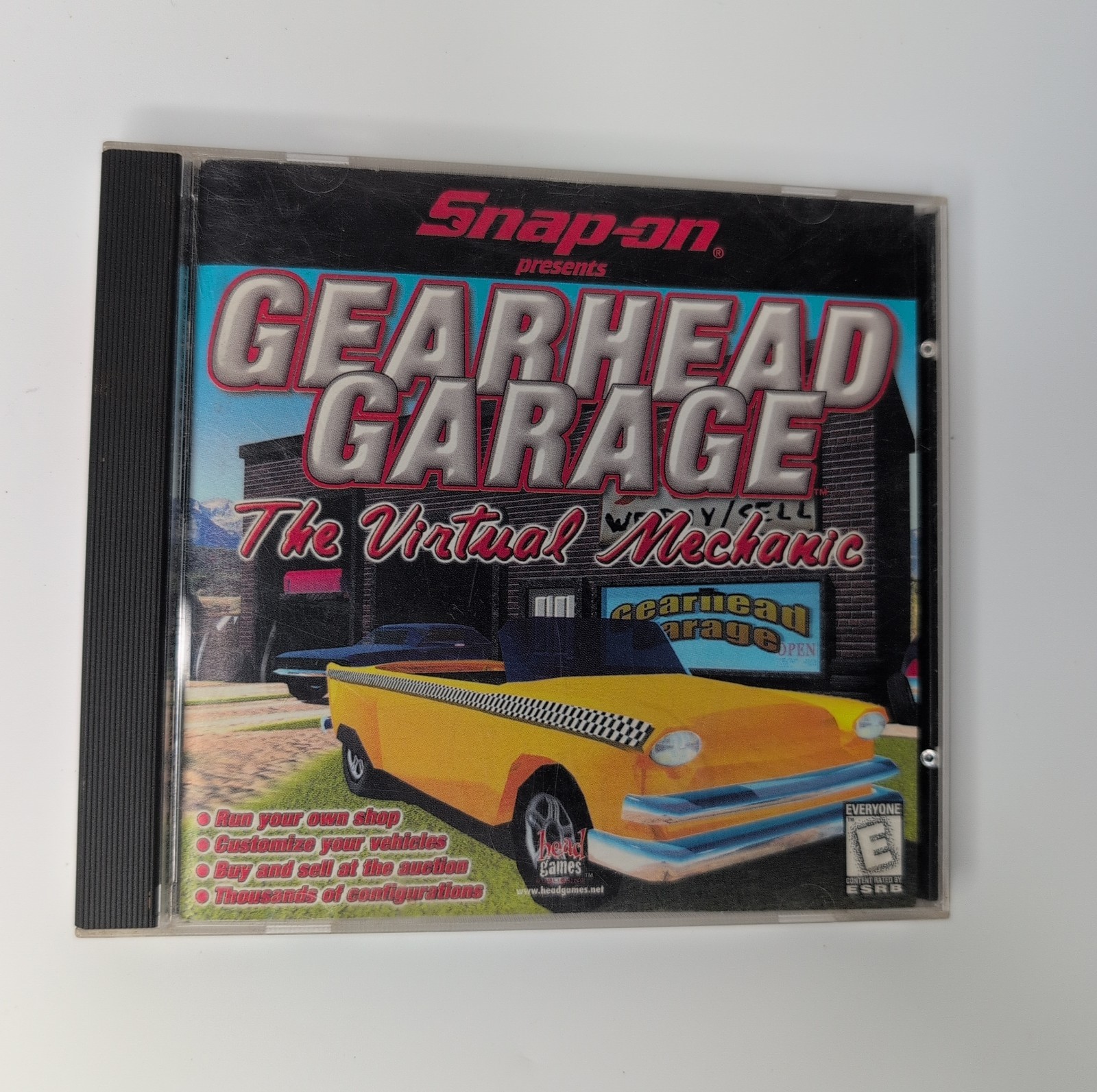 Snap-on Gearhead Garage The Virtual Mechanic PC Game CD-ROM Win95/98 MPN