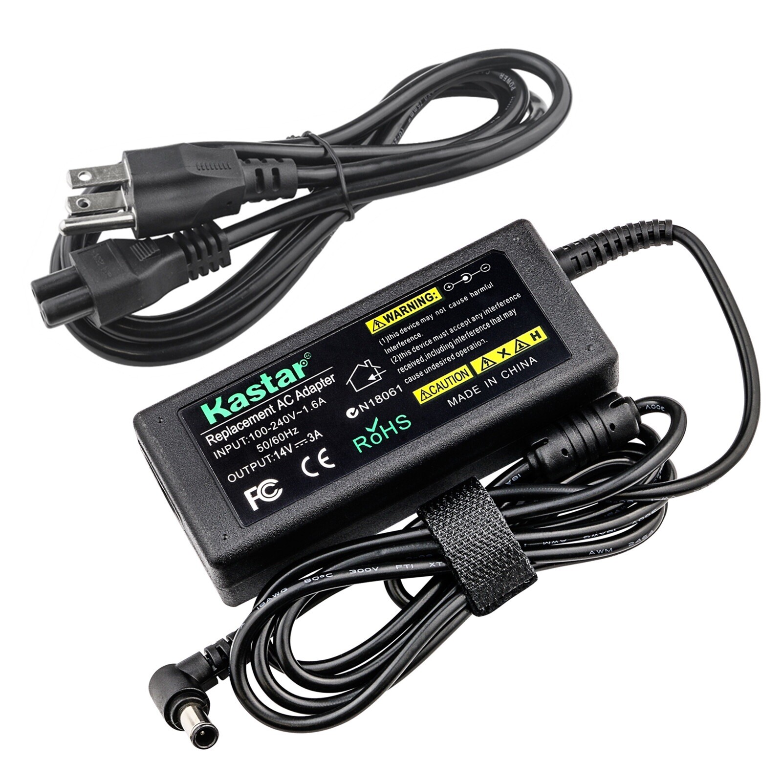 Kastar 14V 3A Adapter For Samsung AP04214-UV APO4214UV LCD Monitor Power Supply