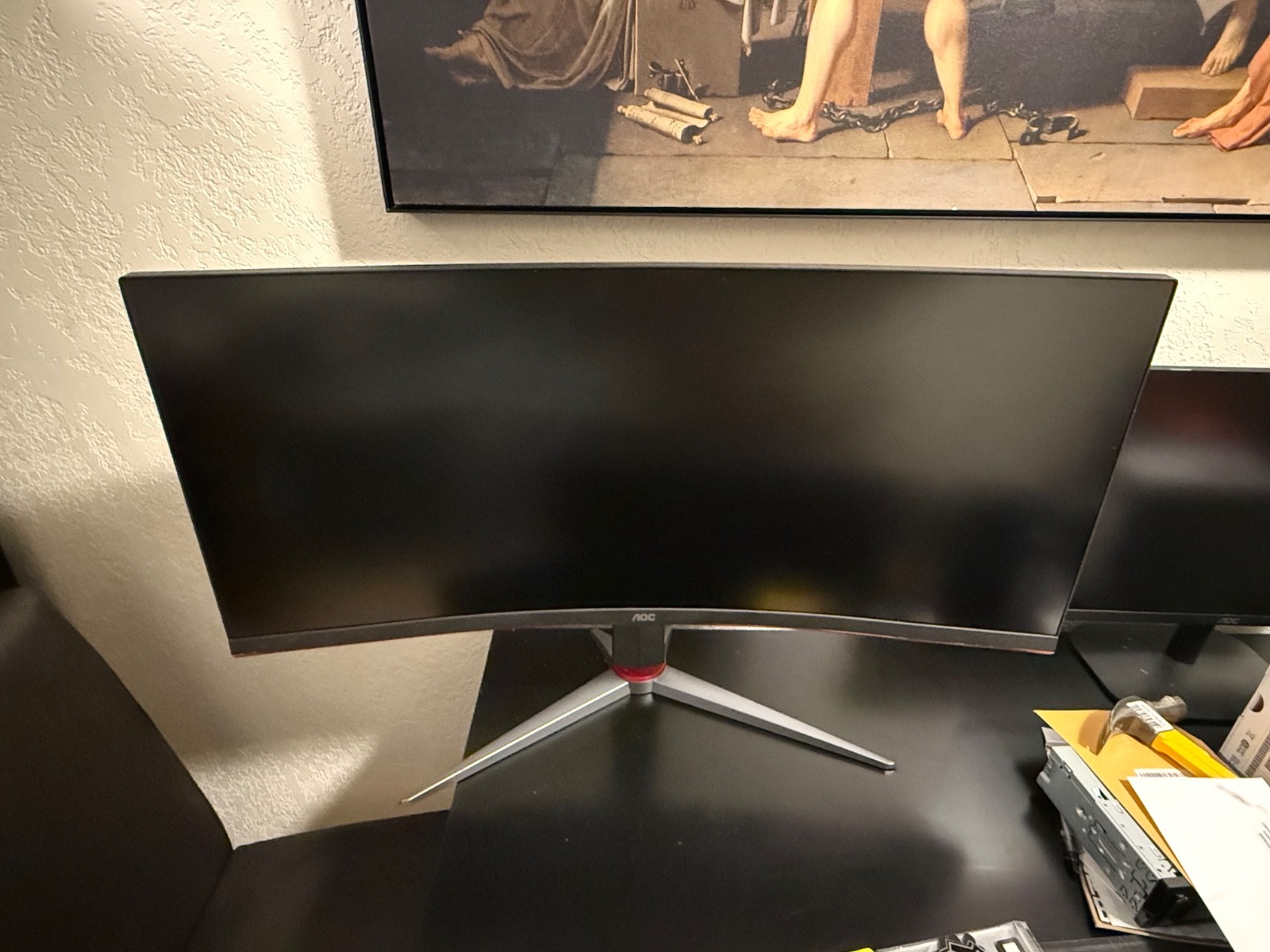 AOC - CU34G2XP 34" VA Curved Gaming Monitor, WQHD (3440x1440), 180Hz, HDR 400