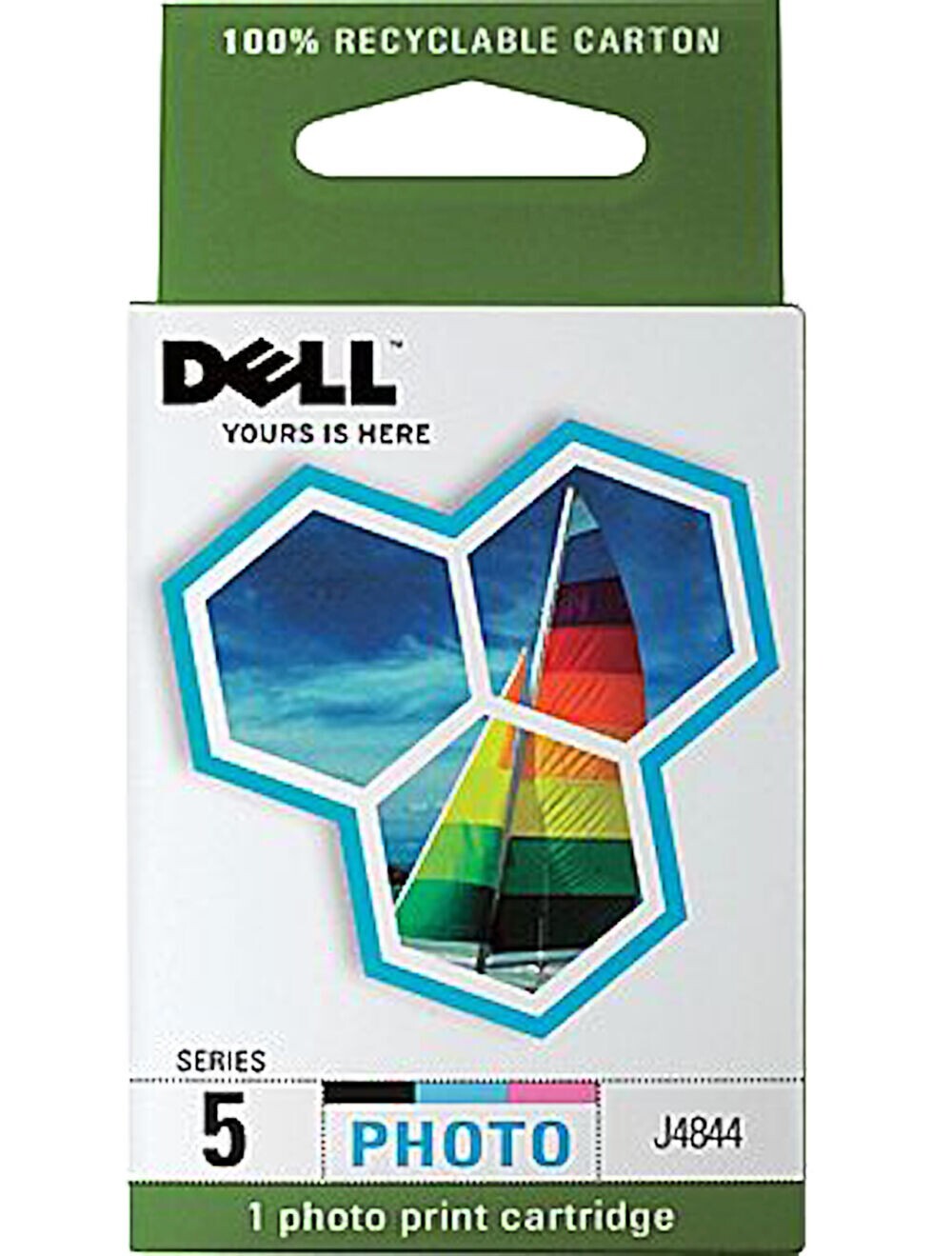 Dell Series 5 (J4844) Photo Color Ink Cartridge GENUINE NEW 