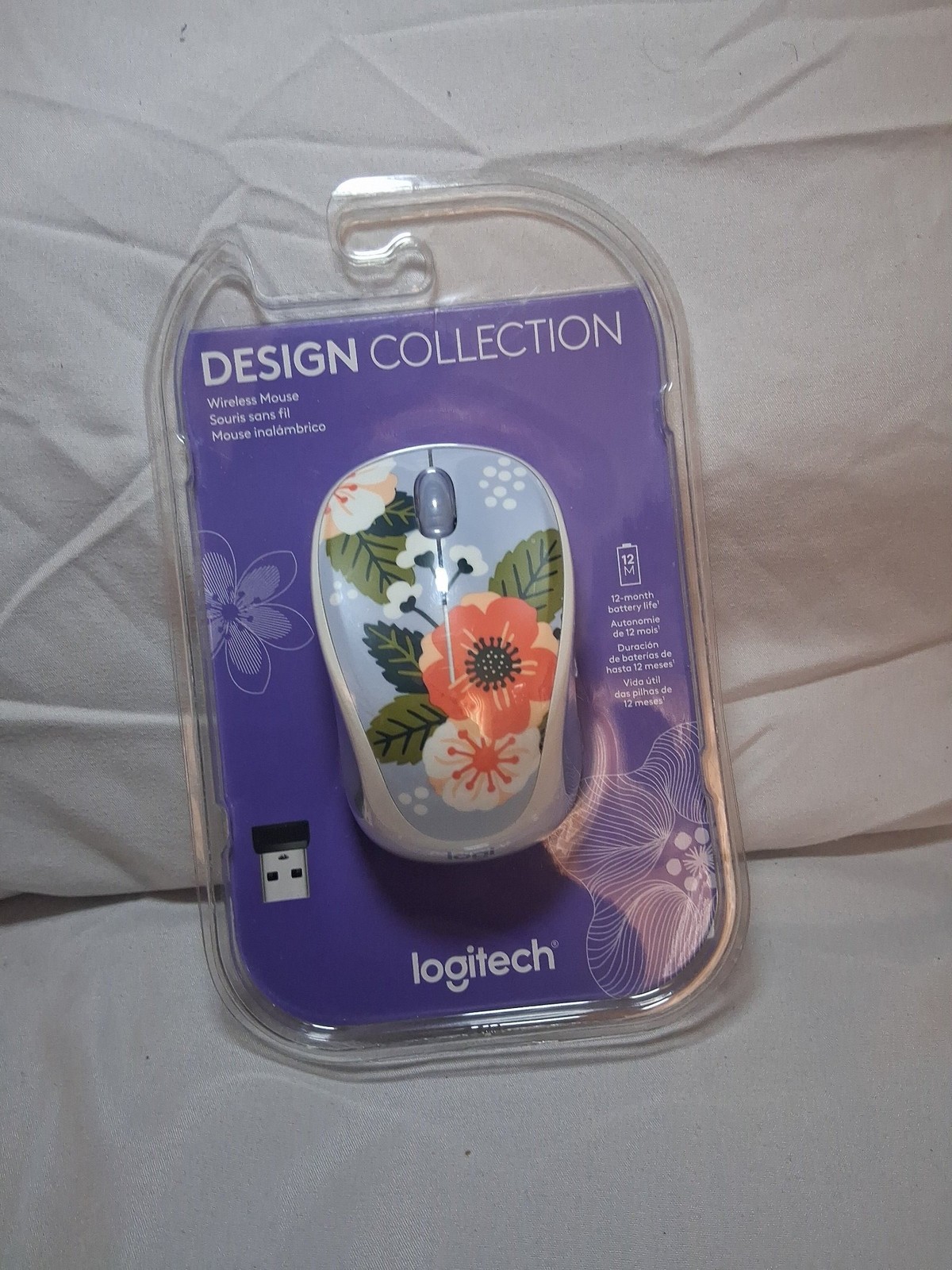 Logitech M317c Design Collection Wireless Mouse Limit Edition Forest Floral NEW