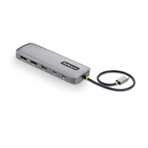 StarTech 9-in-1 USB-C Dock, Dual 4K DisplayPort, 100W, 10Gbps, GbE, SD
