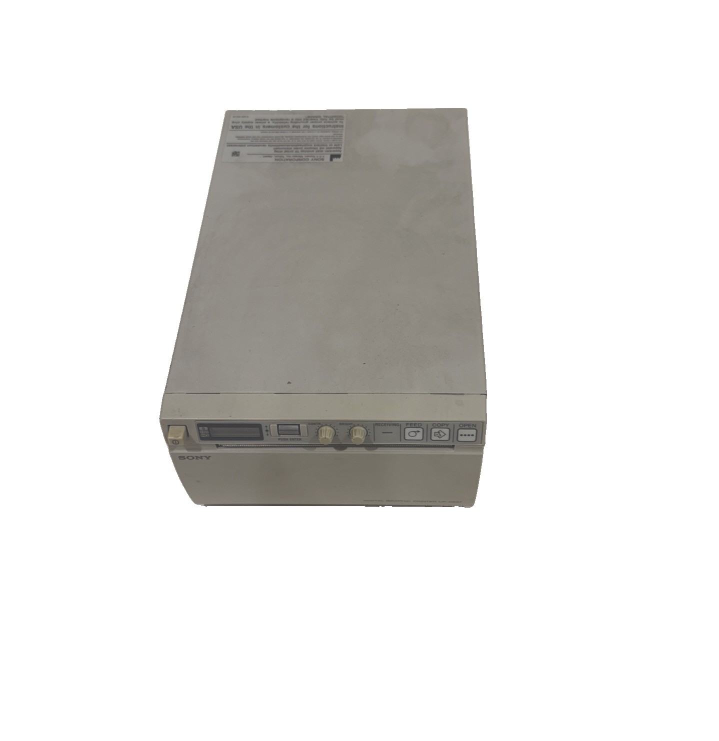 SONY UP-D897 COMPACT THERMAL A6 DIGITAL VIDEO GRAPHIC ULTRASOUND PRINTER