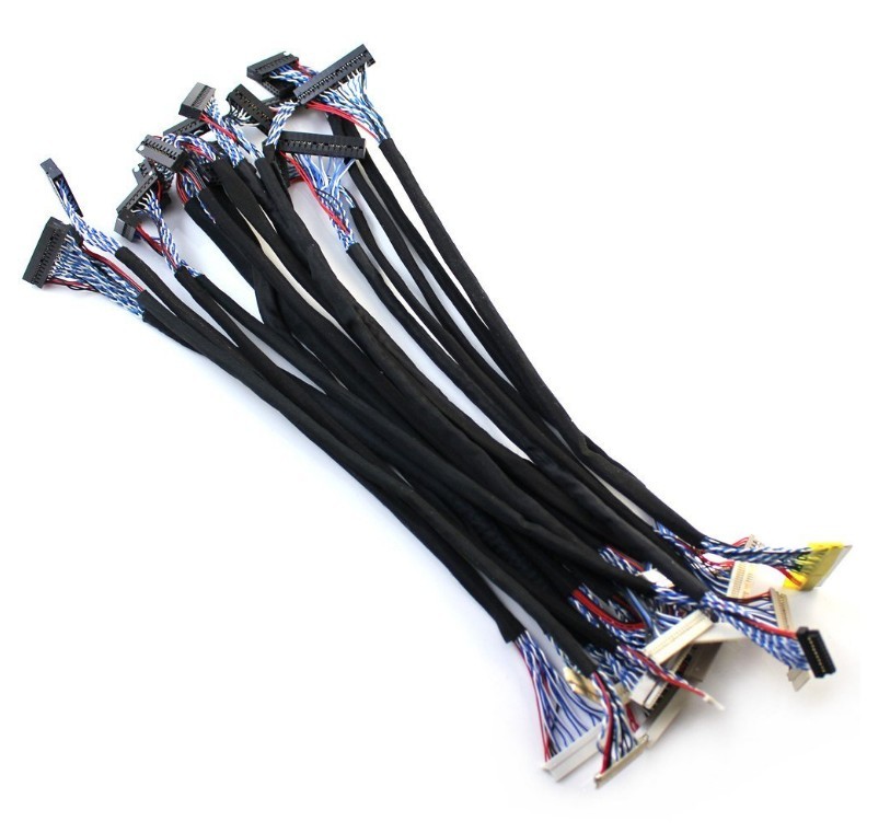18Pcs/set Universal LVDS Cable for LCD Panel Controller Support 14’’-26'' Screen