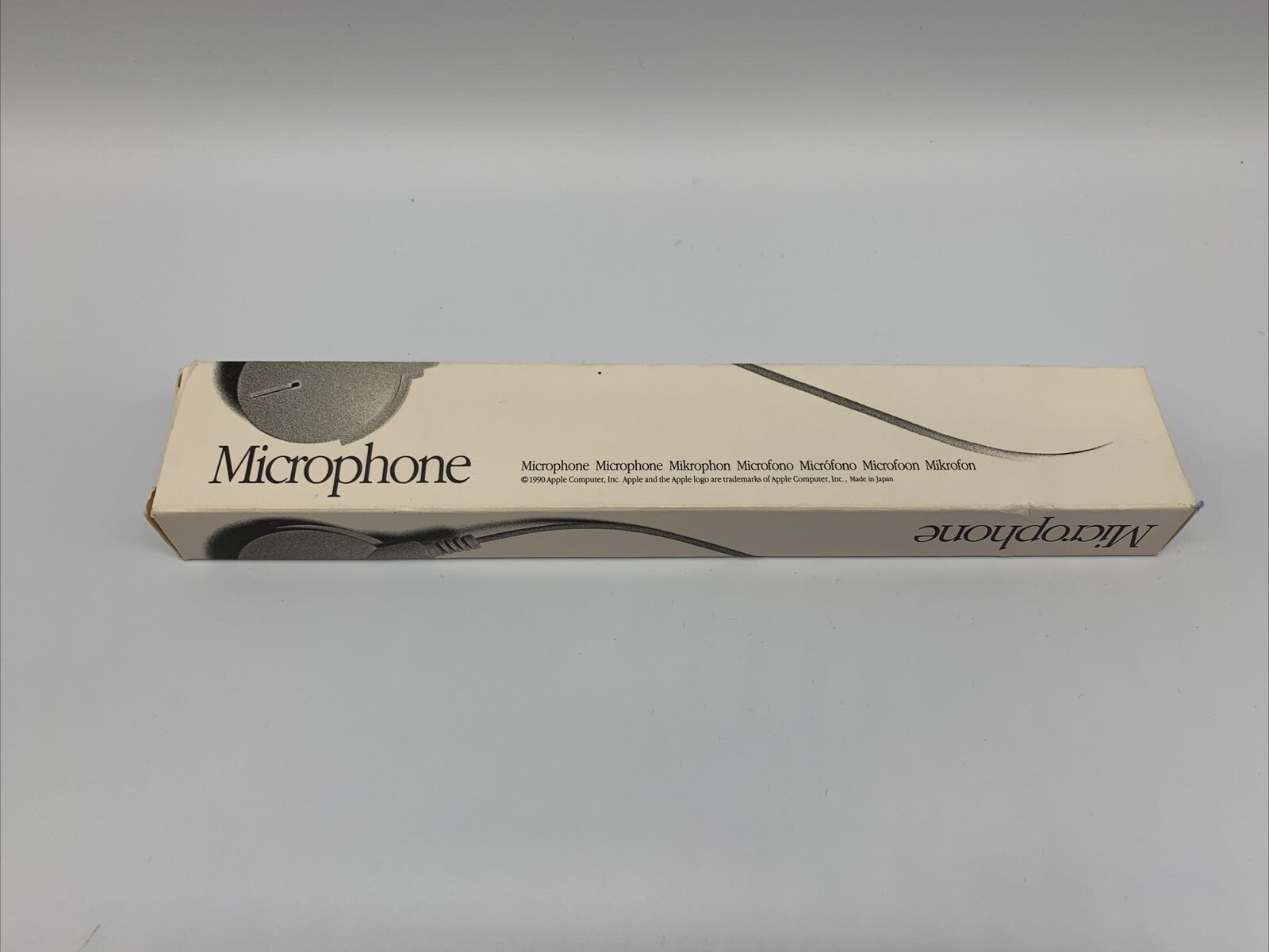 1990 Vintage Apple Computer Inc Microphone w/ Box 590-0617-a