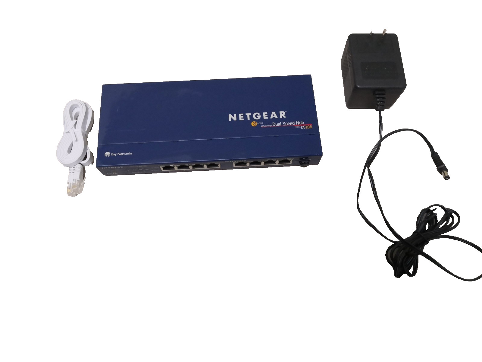 Netgear DS108 Dual Speed 8 Port Ethernet Hub | Tested