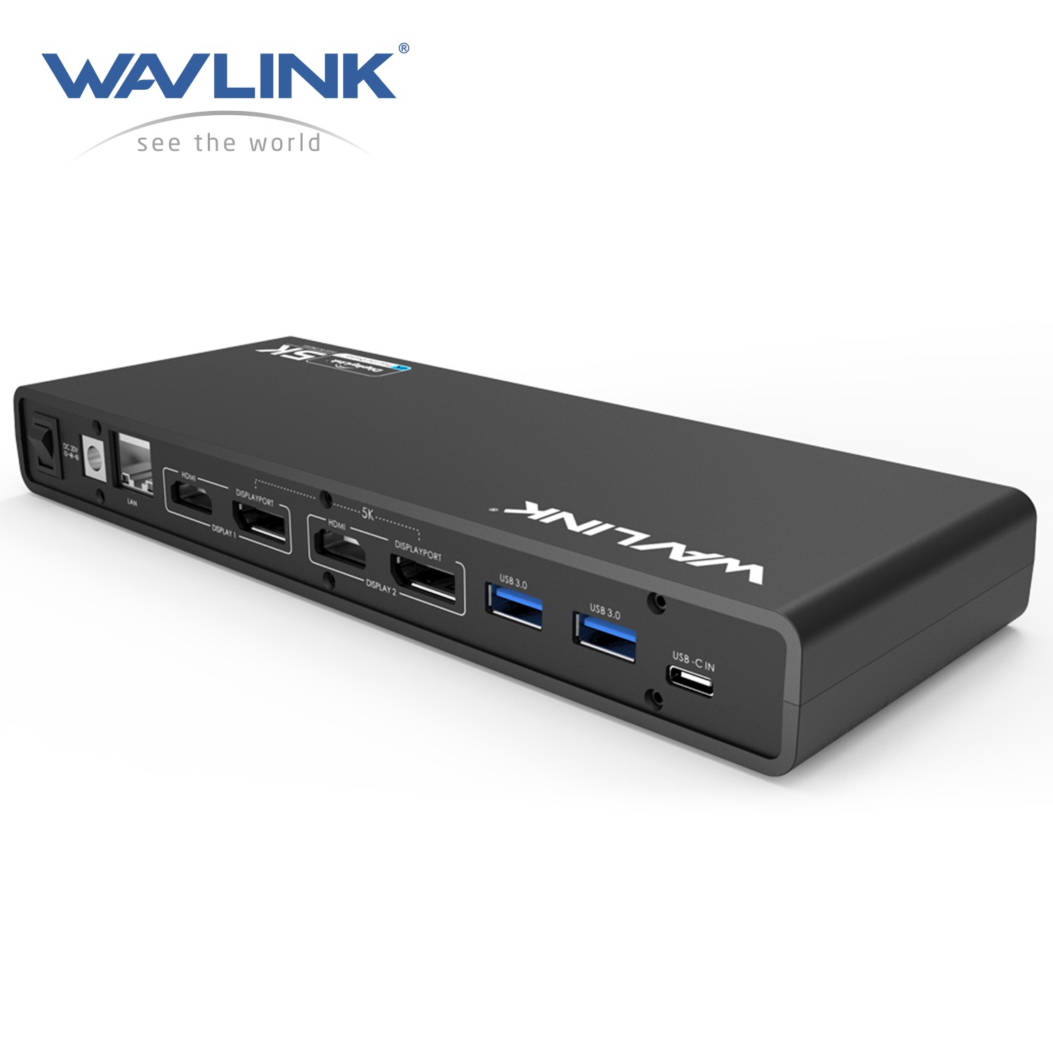 Dual Monitor DisplayLink Docking Station 2x HDMI 2x DisplayPort for Windows/Mac