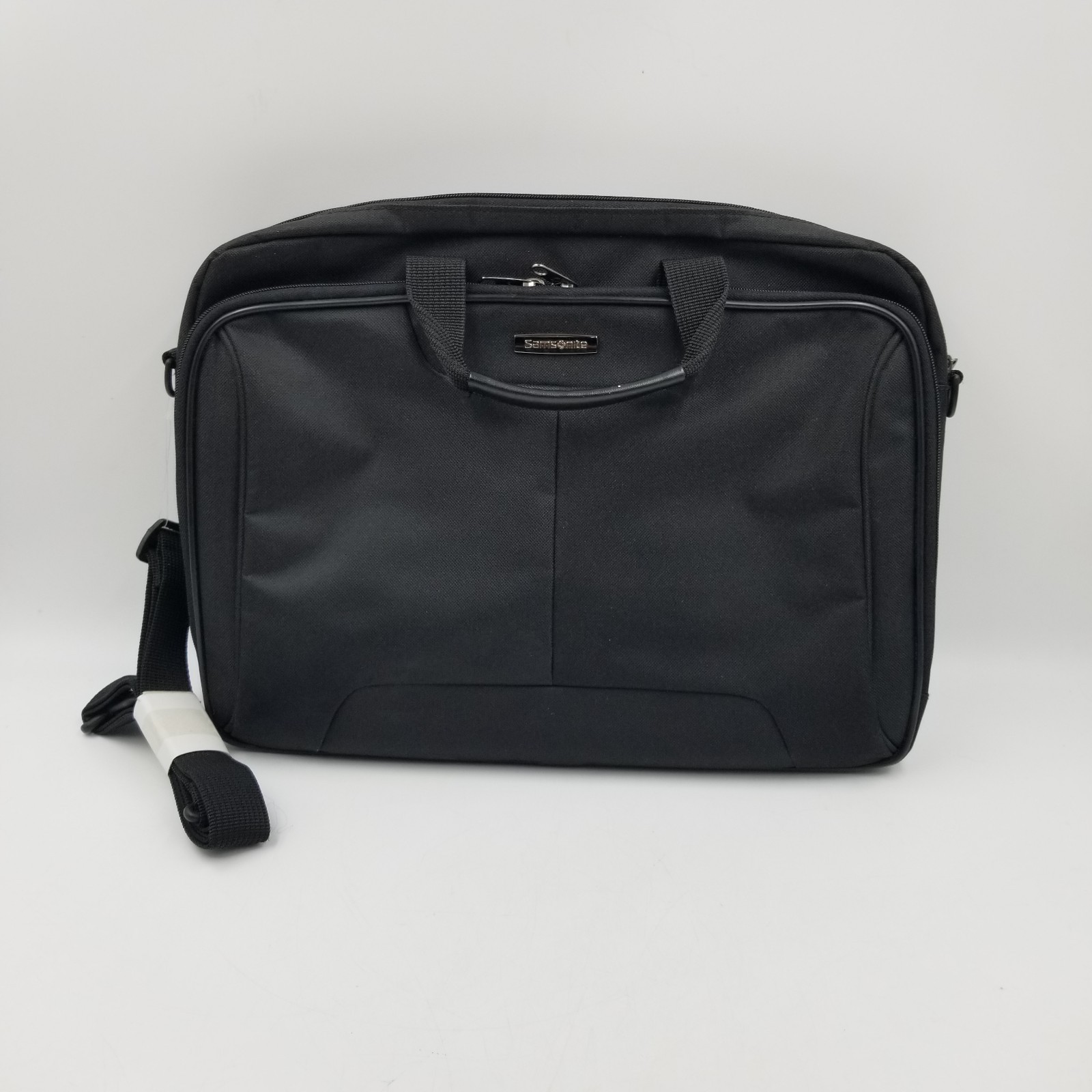 New Samsonite Laptop Briefcase Attaché Nylon Carrying Case Shoulder Strap Black 