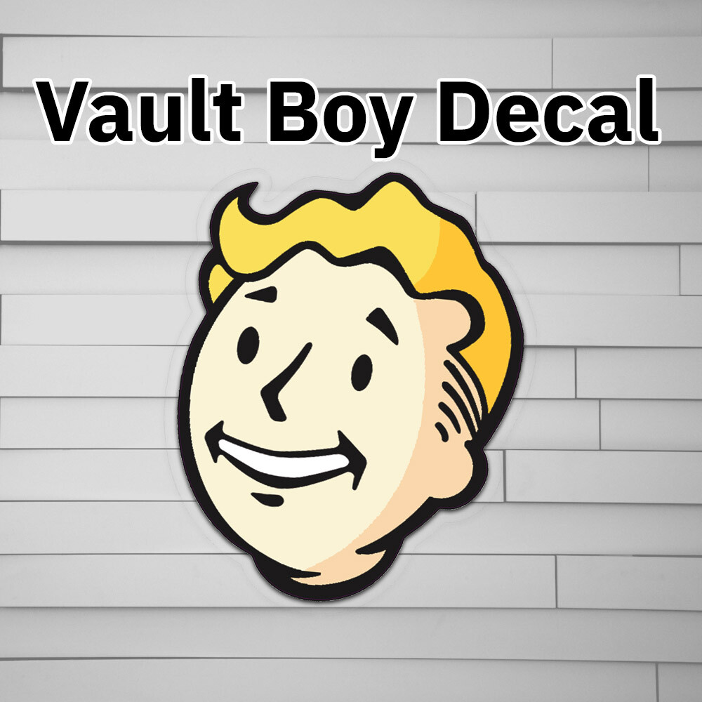 Vault Boy Vinyl Decal (Sticker, Car laptop window tumbler water bottle) fallout