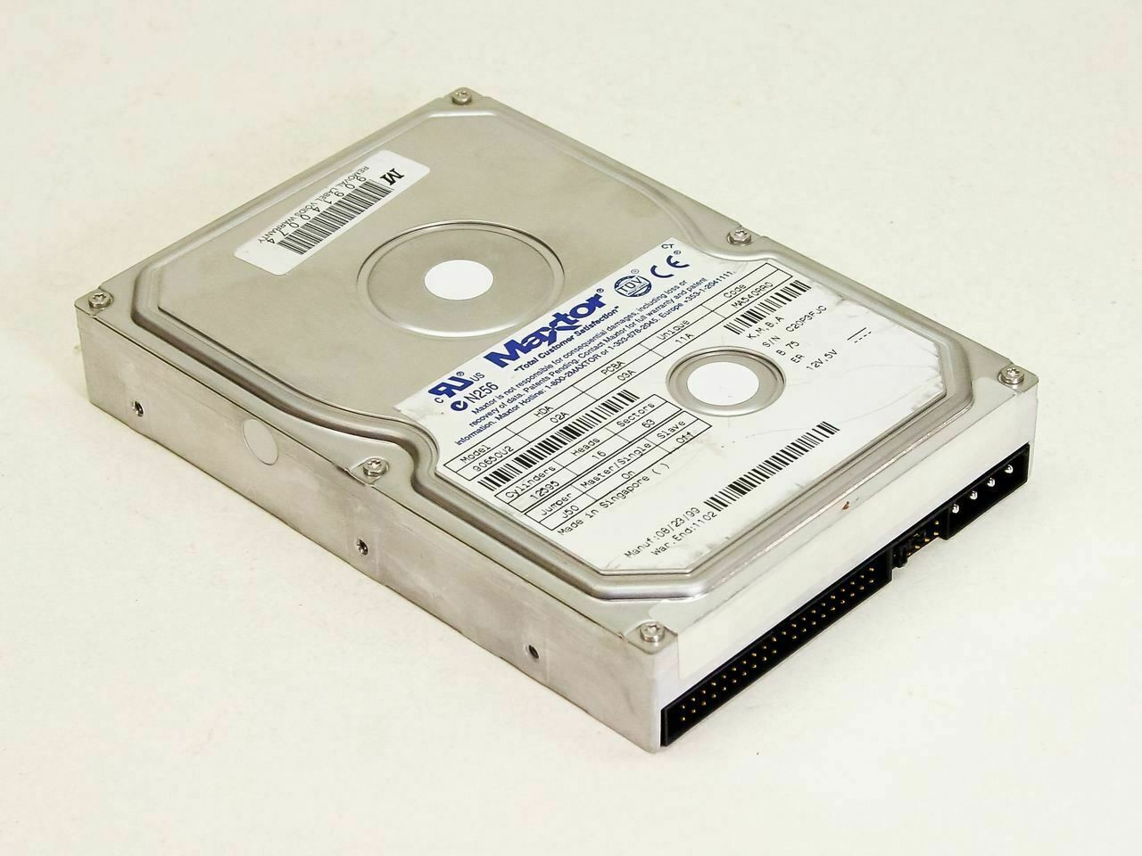 Maxtor 90651U2 HDD 6.5GB 5400 RPM IDE Hard Drive Dell 0237JN FA520S60
