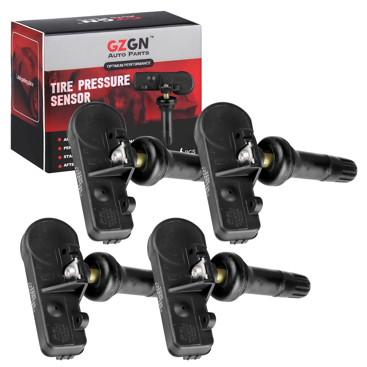 TPMS Sensor Tire Pressure Sensor Set of 4,Pre-Programmed 315MHz Compatible with 