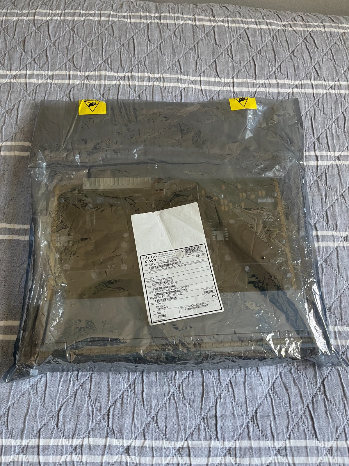 Cisco WS-X4648-RJ45V+E Catalyst 4500E 48-Port PoE+ Line Card - NEW Open Box