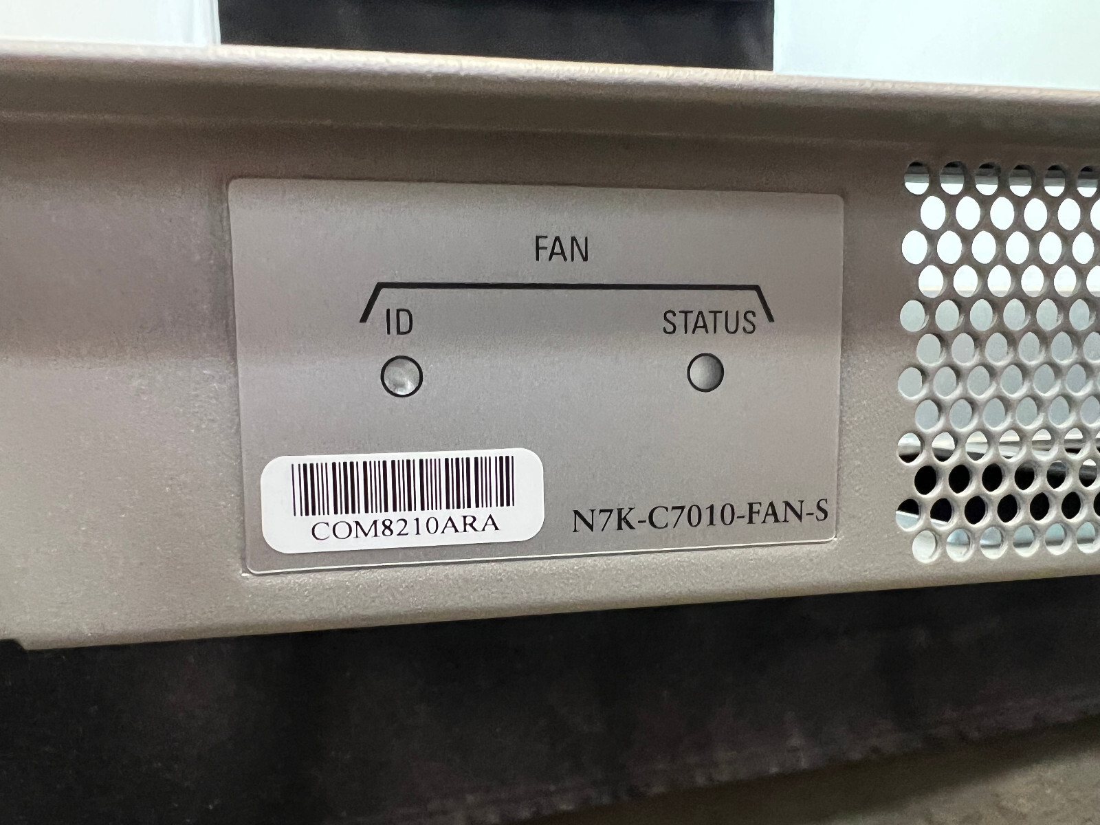 *From Test Lab* Cisco Nexus 7000 10-SLOT FAN TRAY MODULE N7K-C7010-FAN-S V01