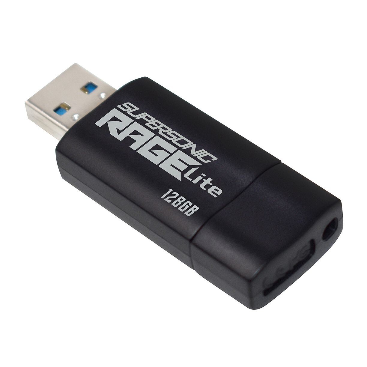 Patriot Rage 128GB USB 3.2 Flash Drive Retractable Thumb Drive Memory Stick