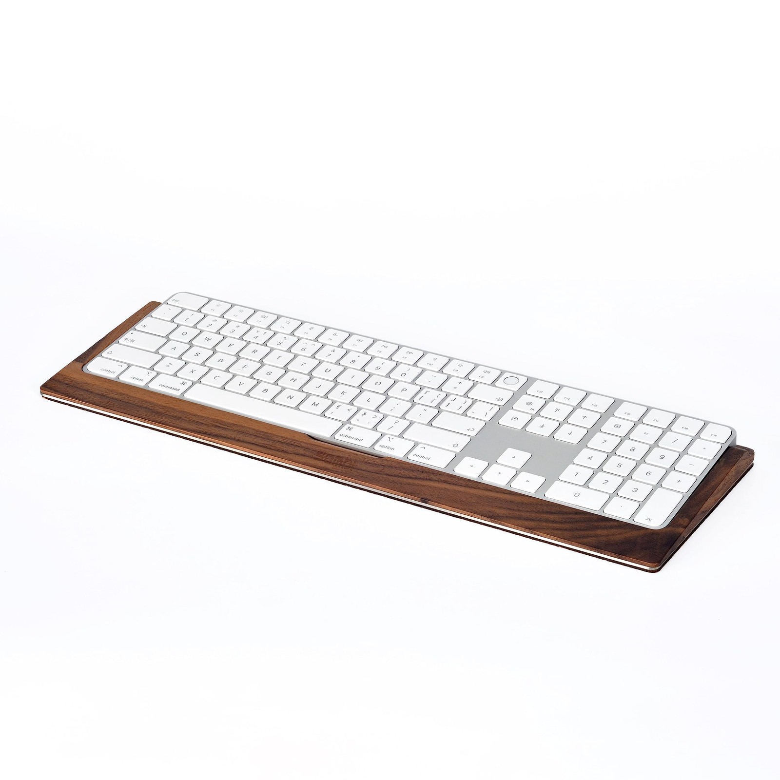 SAMDI Apple iMac Stand Base Keyboard Tray - Black Walnut