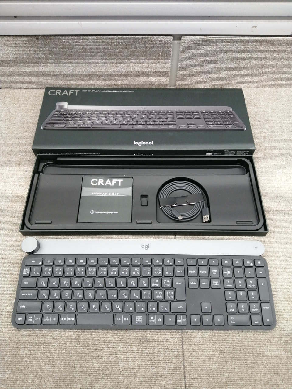 Logicool KX1000S CRAFT Bluetooth Wireless Keyboard Good Condition Used