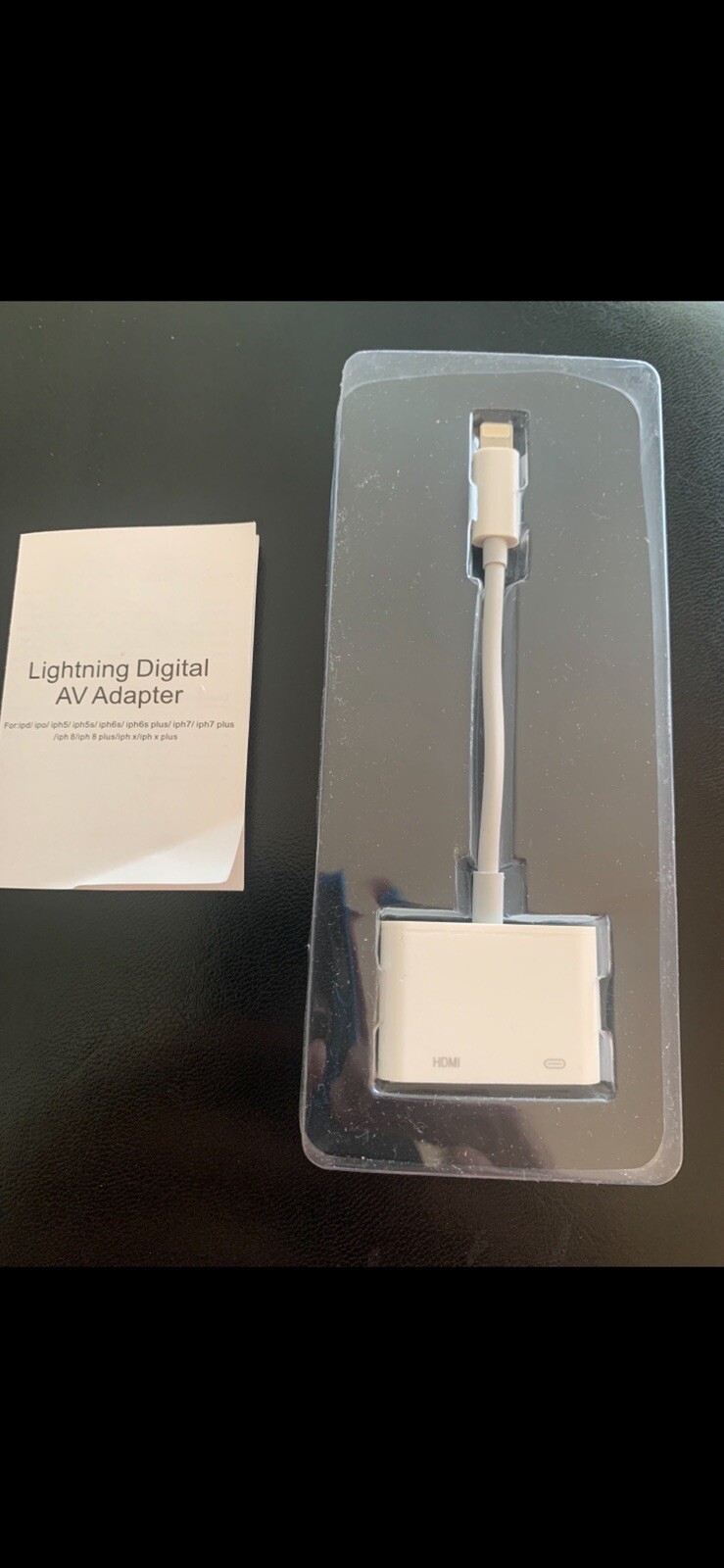 Lightning Digital AV Adapter: For iPhone: iPad: Apple