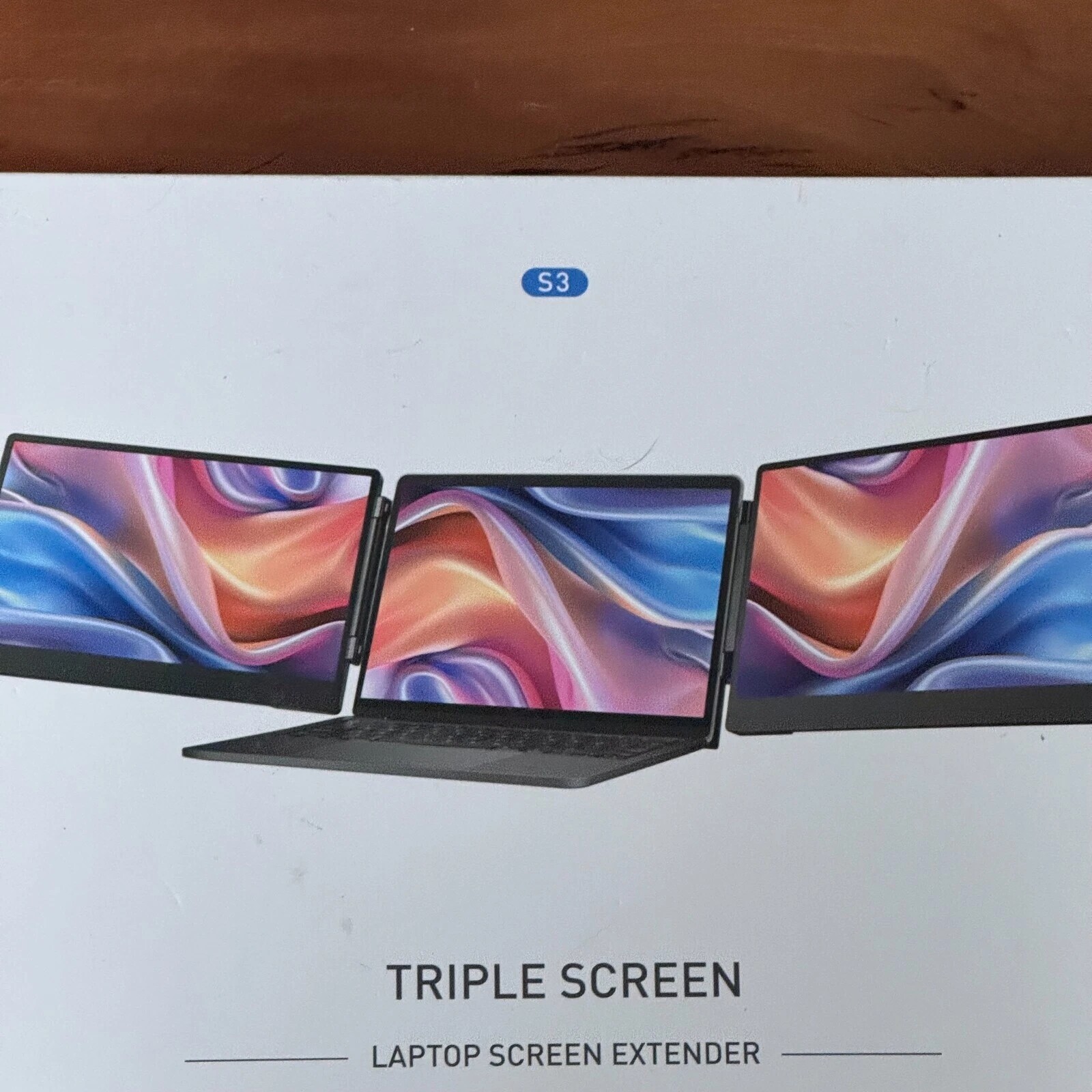 S3 Laptop Screen Extender 14" Display 1080P IPS Laptop Triple Screen Plug & Play