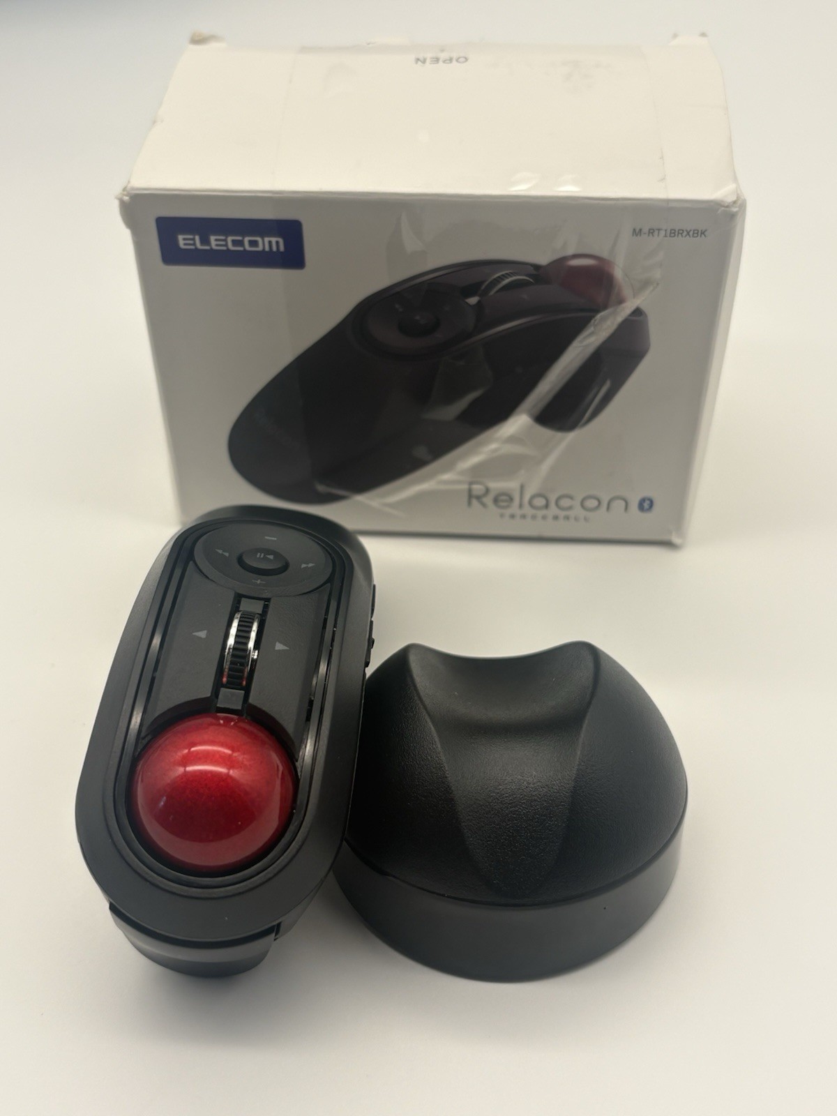 ELECOM M-RT1BRXBK 1500 DPI Bluetooth Trackball Mouse - Black