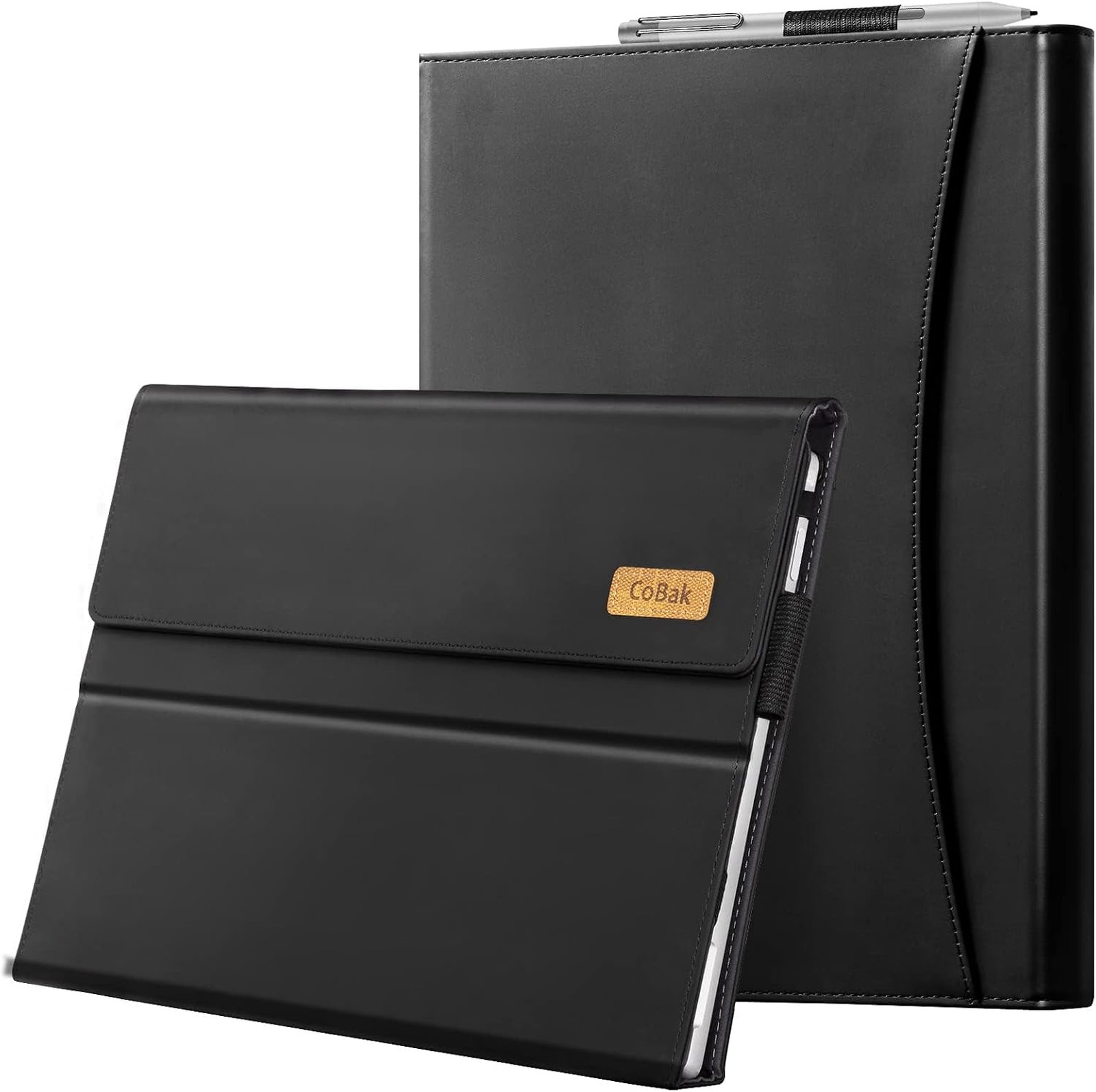 Surface Pro 2024 Case Leather for Microsoft 13 Inch Tablet Fits Keyboard