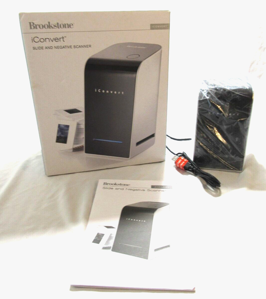 Brookstone iConvert Slide and Negative Scanner USB Photo Converter (Unit Only)