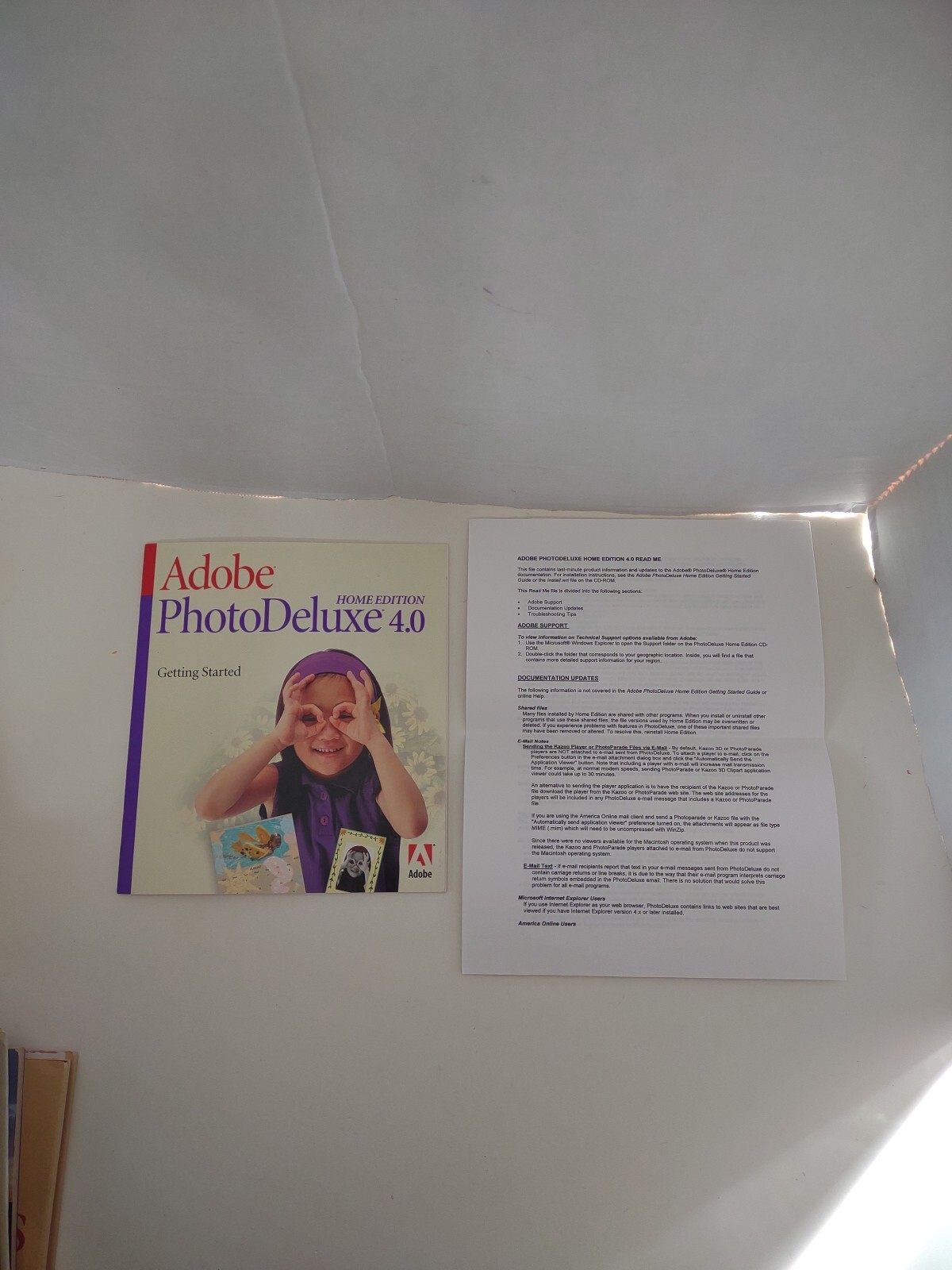 Vintage 1999 Adobe Photo Deluxe Home Edition 4.0 BOOK ONLY Getting Started 