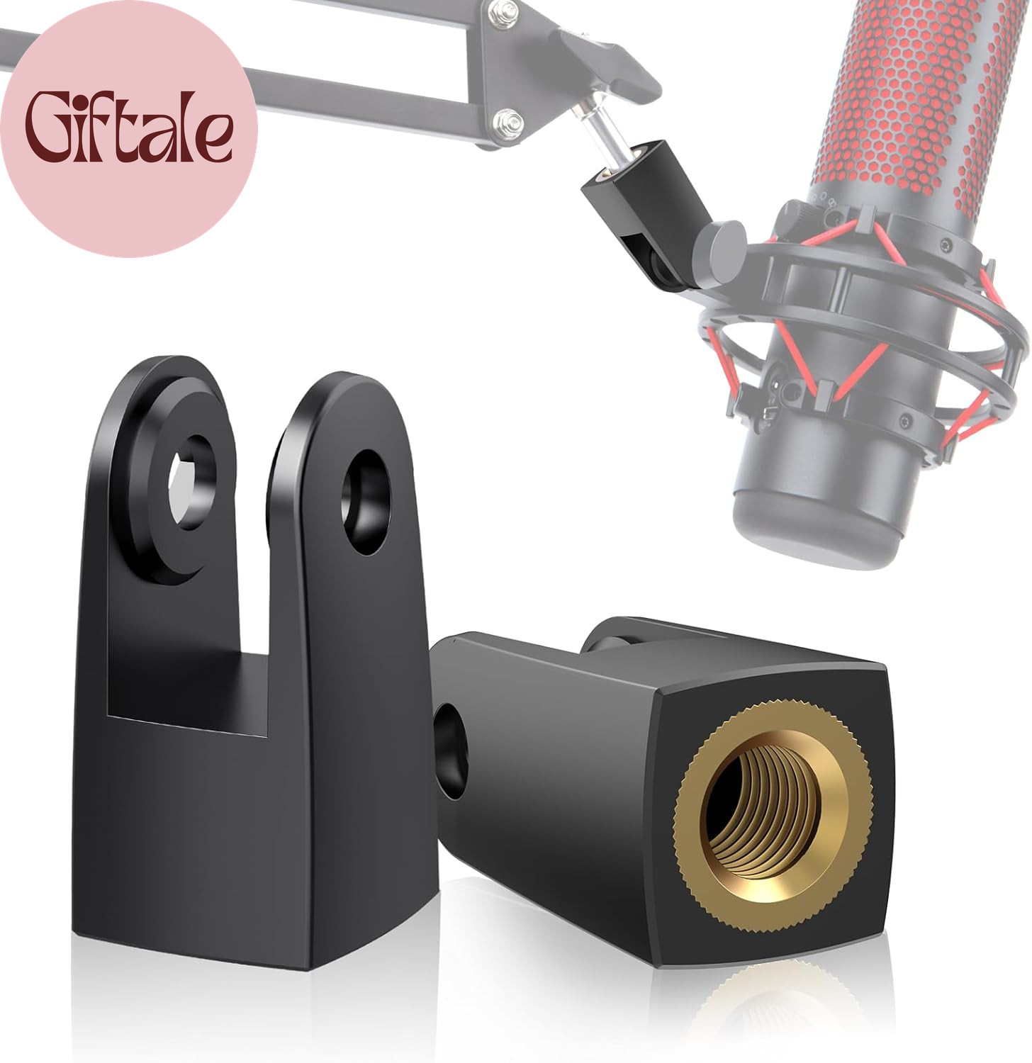 2 Pack Hyperx Quadcast Stand Adapter for Hyperx Microphone, Replacement Quadcast