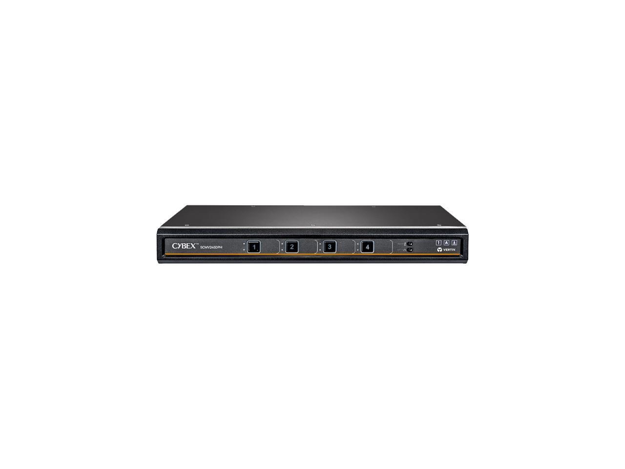 Vertiv Avocent SVMV240DPH-400 Commercial MultiViewer KVM Switch System 4 Port, D