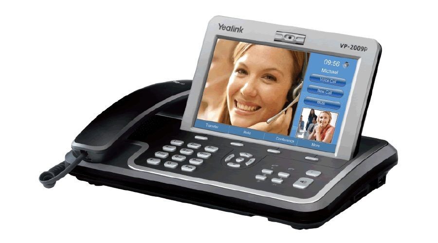Yealink IP Video Phone 7" Color LCD Touch Screen HD Voice VP-2009P POE w Power