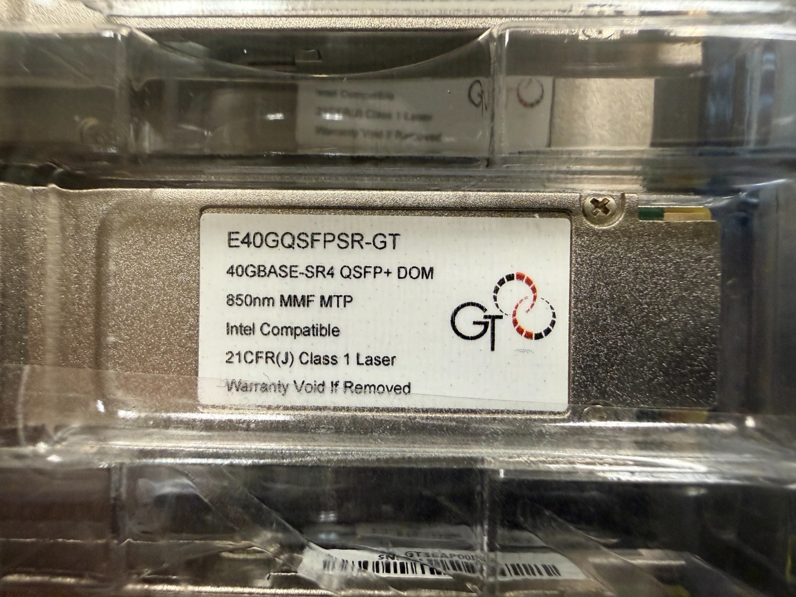 GT E40GQSFPSR-GT 40GBASE-SR4 QSFP+ DOM Optical Transceiver