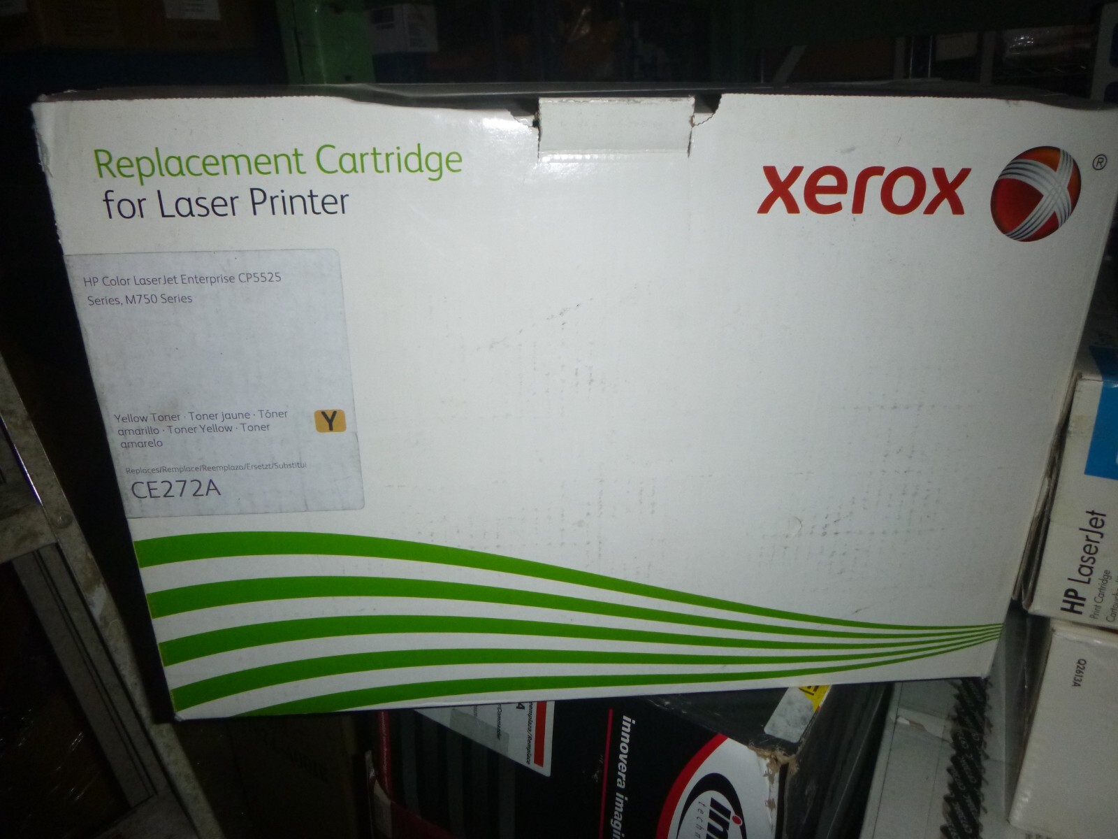 xerox Compatible CE272A-COMP Yellow HP Toner Cartridge NEW