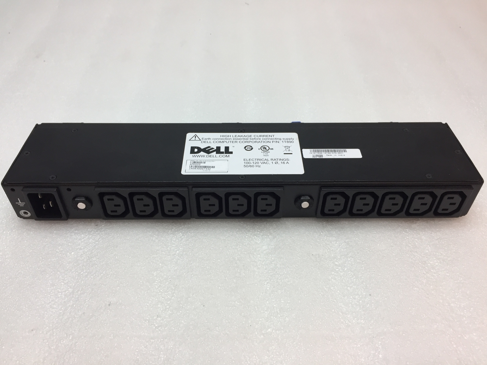 Dell 100/120v 13 Port Rapid PDU Power Distribution Unit AP6020 Used No Cables.