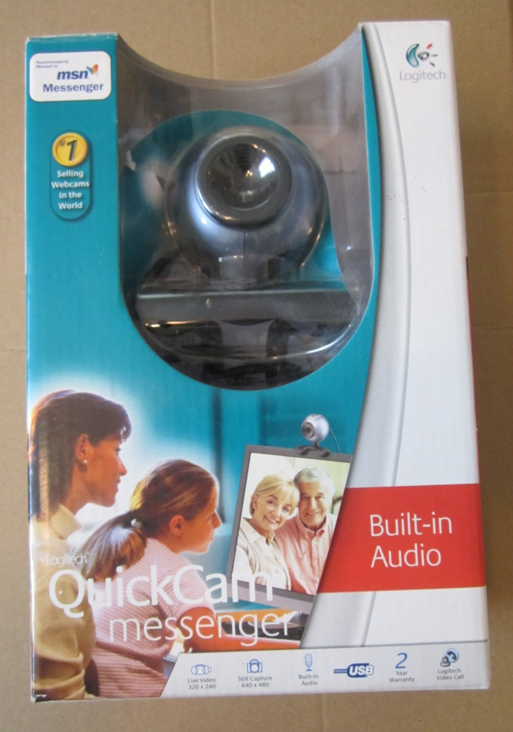 2005 -QuickCam Messenger (Logitech) QC MESS 961420-0403 -NEW - Open Box