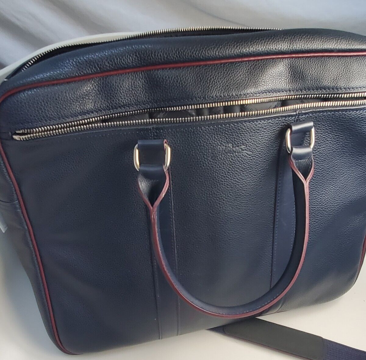 NWT *LONGCHAMP* Briefcase - Made in France - Leather -  Men/Women