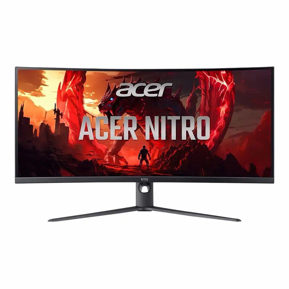 Acer - Nitro Gaming 34” Curved QHD 180Hz 1ms FreeSync Premium Gaming Monitor